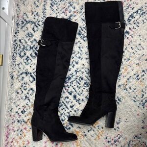 Black Over-the-Knee Women's Boots